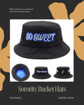 Sorority Bucket Hats — editorial product photo