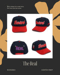 The Real — Heritage Snapback — editorial product photo
