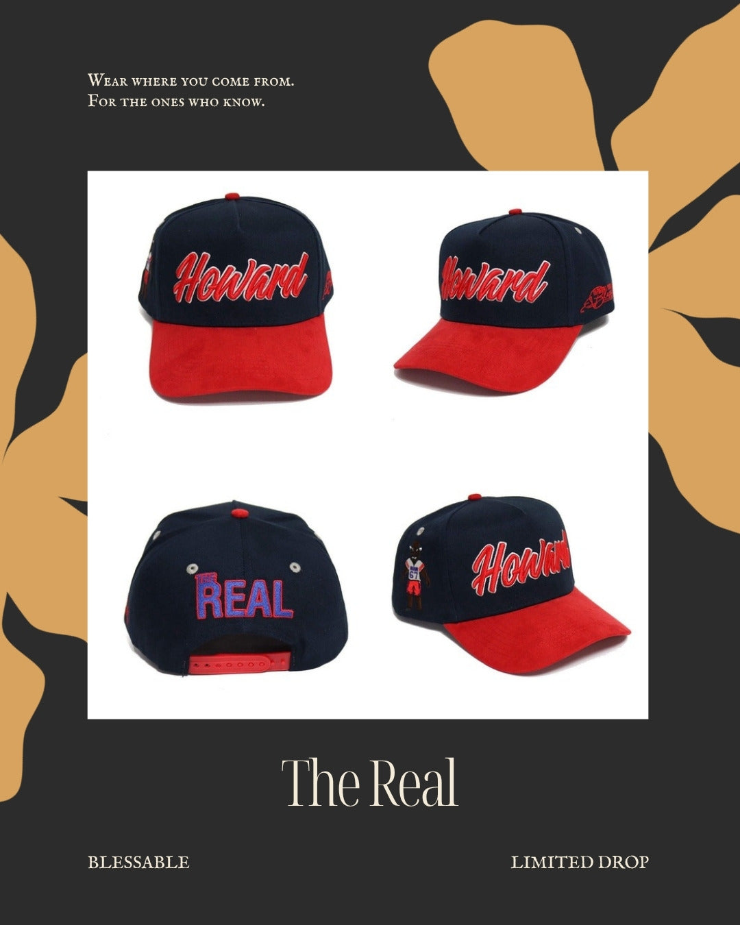 The Real — Heritage Snapback — editorial product photo