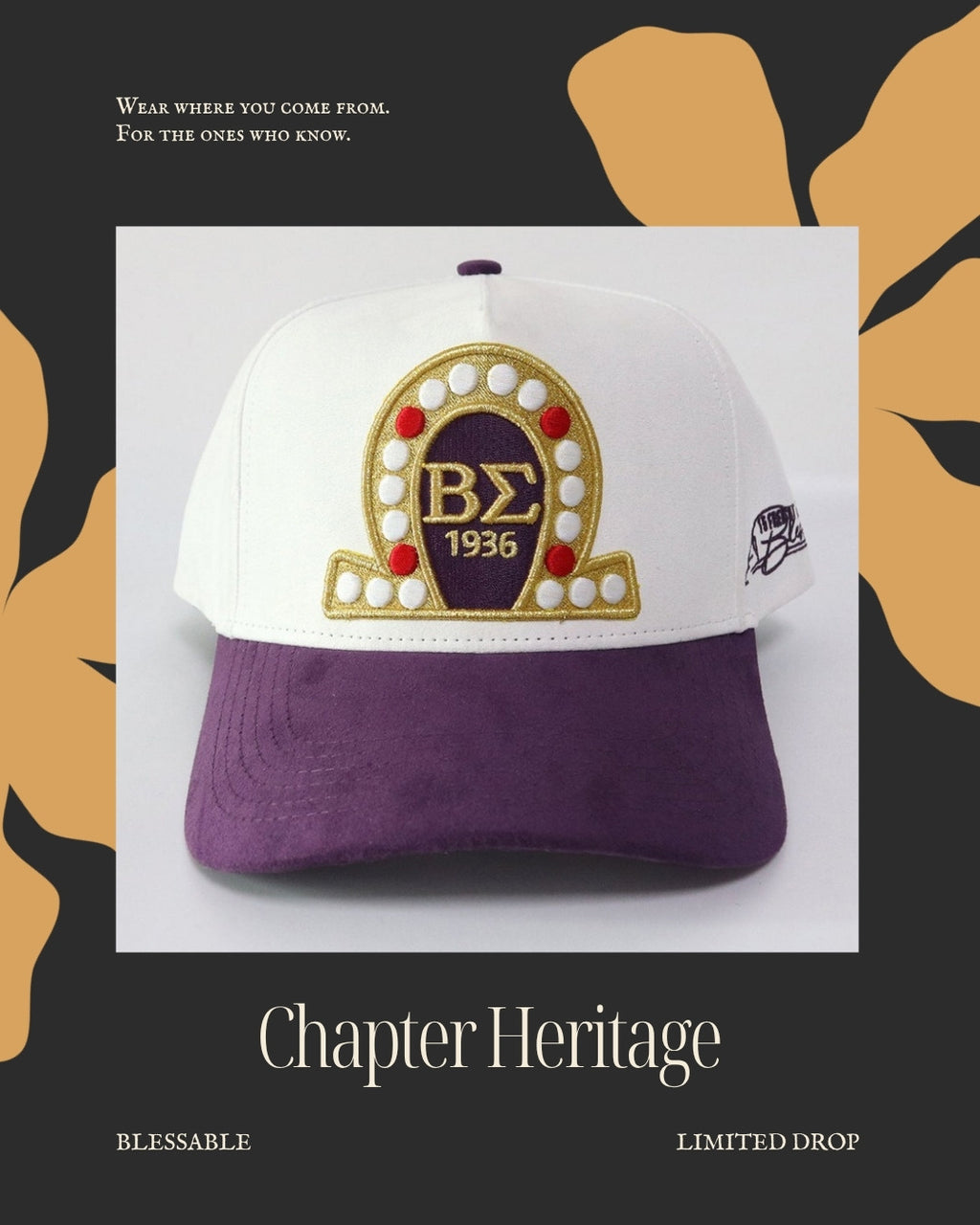 Chapter Heritage Snapback — editorial product photo